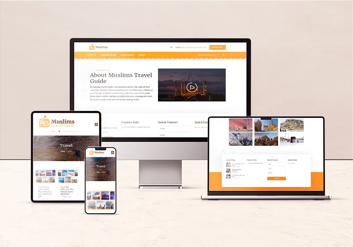 Muslims Travel Guide: A High-Impact Blogging Website with Comprehensive SEO and Content Strategy