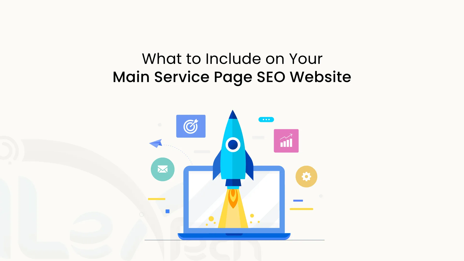 what to include on your main service page seo website